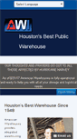 Mobile Screenshot of americanwarehouses.com